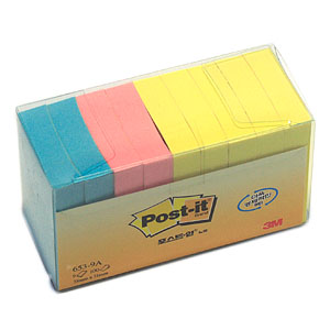 3M 포스트잇 캐비넷팩(653-9A)38x51 100매x9패드