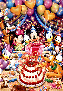 TDSG 500-401 미키 생일파티(크리스탈) (디즈니 퍼즐)