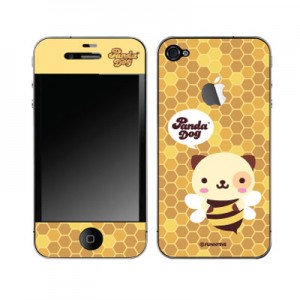 스킨플레이어 iPhone 4G 꼬마 꿀벌 판다독 디자인 스킨