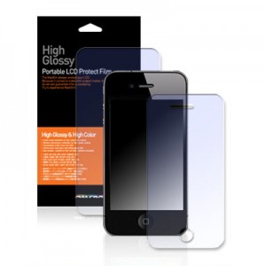 스킨플레이어 iPhone 4G 고광택필름 액정보호필름 HG 전면 1매+후면 1매