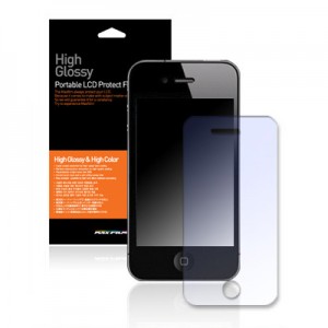 스킨플레이어 iPhone 4G 고광택필름 액정보호필름 HG 2매