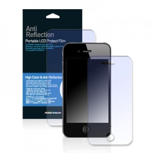 스킨플레이어 iPhone 4G 고화질 반사저감 액정보호필름 AR 전면 1매+HG 후면 1매