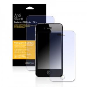 스킨플레이어 iPhone 4G 지문방지 액정보호필름 전면 1매+후면 1매