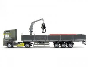 1/64 SCANIA CRANE TRAILER with TIMBER (RB070124GY)