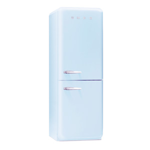 [예약판매]스메그 냉장고 - 투도어 pastel blue