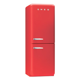 [예약판매]스메그 냉장고 - 투도어 red