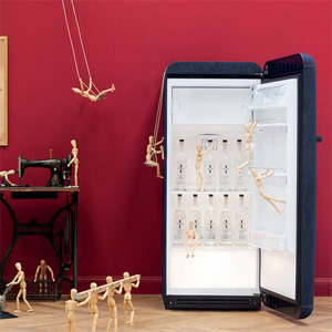 [전세계 500대 한정상품] 예약판매~ 스메그 냉장고 - SMEG denim