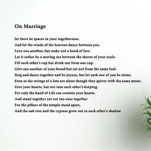 레터링스티커~ On Marriage(SP)