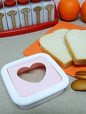 핑크 하트 샌드위치 메이커