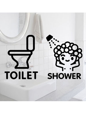 [H]Life sticker - 화장실 & 샤워