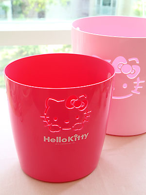 [Hello Kitty] hot pink 다용도 바스켓