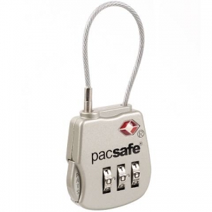 [팩세이프] 와이어안전자물쇠(prosafe 800 / TSA approved 3-dial cable lock)