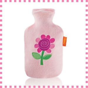 [파쉬 fashy] 핫팩 보온물주머니/0.8리터 핑크색-꽃자수