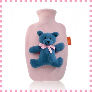 [파쉬 fashy] 핫팩 보온물주머니/1.4리터 곰인형-핑크
