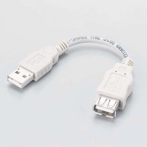 [엘레컴] USB-SEA01 고품질 180도 회전 USB2.0 연장 케이블 아이디어에디션