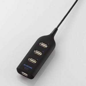 [엘레컴] U2H-TAP1420BK/WH 멀티탭 디자인 USB허브