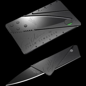 [Iain Sinclair] 나이프 CARDSHARP Credit Card Folding Safety Knife 카드형