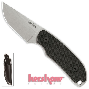 [커쇼 Kershaw] 나이프 스키닝 나이프 블랙(F) [1080] Skinning Knife 2-3/8 Stonewash Blade, G10 Handles