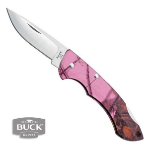[벅] 나이프 나노 밴텀 모시 오크 핑크(F) [0283CMS10] Nano Bantam, Pink Mossy Oak Blaze Handles