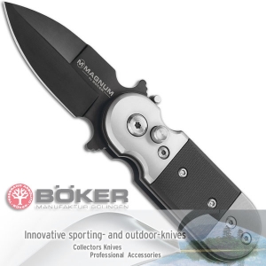 [보커] 나이프 블랙 라이팅(F) [01SC148] Pocketknife / Magnum Black Lightning