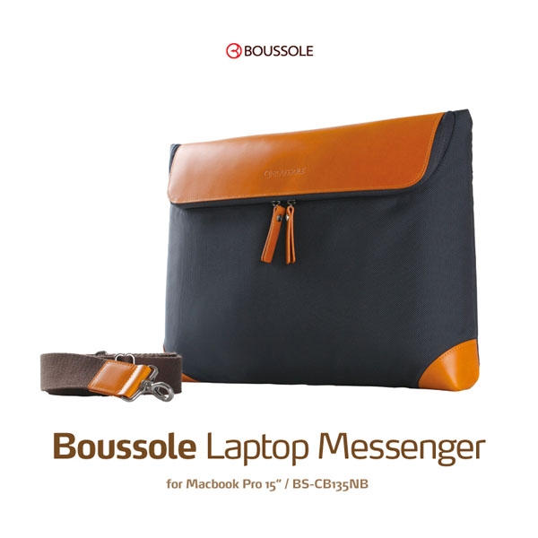 [부쏠 Boussole] 랩탑 메신저백 BS-CB135NB Laptop MessengerBag 15인치 맥북프로 노트북