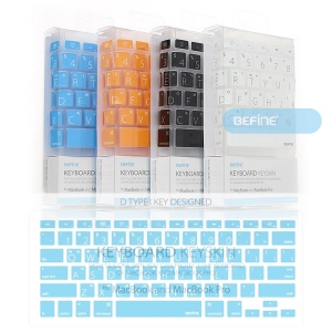 [비파인 BEFINE] 맥북 & 맥북 프로 큰 글씨 디자인 키보드 키스킨 For MacBook And MacBook Pro D-Type