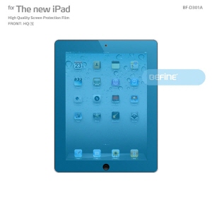 [비파인 BEFINE] 뉴 아이패드 고광택 액정보호필름 For New iPad