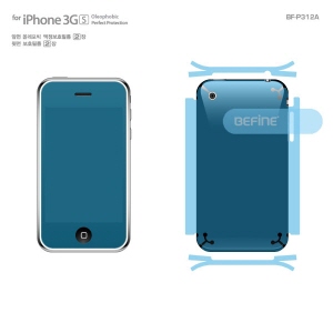[비파인 BEFINE] 아이폰 3GS 올레포빅 액정보호필름 For iPhone3GS