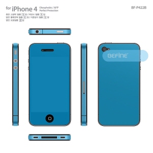 [비파인 BEFINE] 아이폰 4 올레포빅/지문방지 액정보호필름 For iPhone4