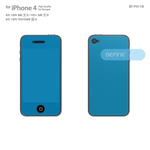 [비파인 BEFINE] 아이폰 4 고광택 액정보호필름 For iPhone4