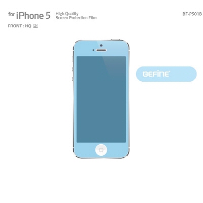 [비파인 BEFINE] 아이폰 5 고광택 액정보호필름 For iPhone 5