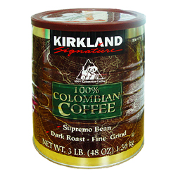 커클랜드 콜롬비아 원두 커피 1.36kg