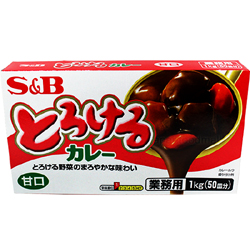 S&B 토로케루 카레 순한맛 1kg 13년1.22