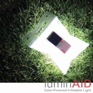 [luminAID] 루미네이드 - 공기주입식 태양빛충전 캠핑용 랜턴 등불