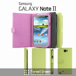 [포레스트그린] Galaxy Note 2 Wallet case FHWS-503