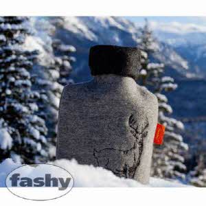 [파쉬 fashy] 보온물주머니 목폴라 사슴자수무늬 커버 2.0L 핫팩/찜질팩 아트갤러리형