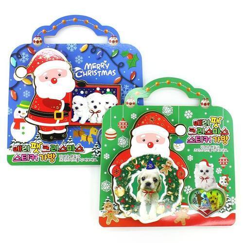 아이윙스 6000 크리스마스 메리 팻 스티커가방 어린이집 유치원 초등 크리스마스선물 단체선물 답례품
