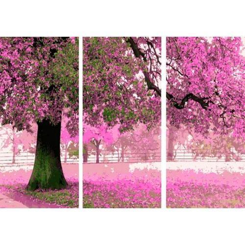 아이윙스 피포페인팅 c20 벚꽃나무 대형 3단 120x50 diy명화그리기 diy그림그리기