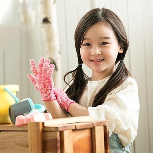 아이윙스 체험학습 장갑 어린이 유아 키즈 면장갑 칼라 (4개)