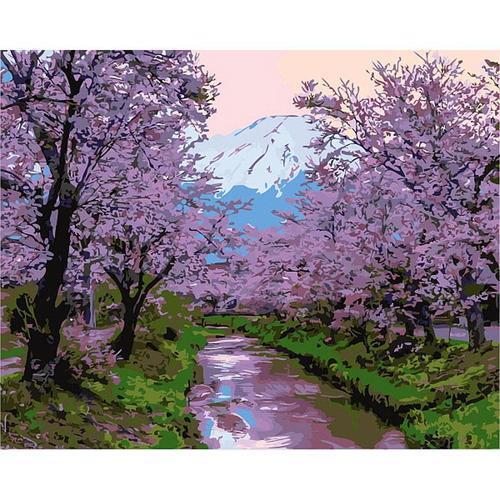 아이윙스 피포페인팅 ms7703 벚꽃향기 diy명화그리기 그림그리기