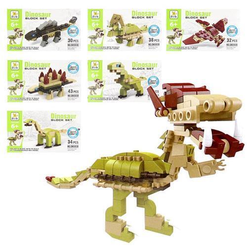 아이윙스 2000 합체 다이노소어 공룡 조립블럭 (6종 1세트) 어린이집 유치원 초등학교 어린이날선물