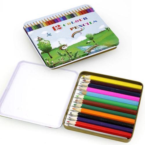 1500 틴케이스 색연필세트 12색색연필
