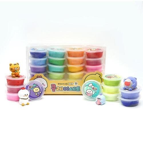 아이윙스 13000 핑크풋 쪼꼬미친구들 소프트 클레이세트 어린이집 유치원 단체선물