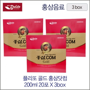 플리또 홍삼닷컴 200mlX20팩 3box