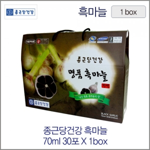 종근당건강 명품 흑마늘진액 70mlX30포 1box