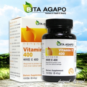 비타아가포 비타민E 100캡슐 1병