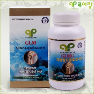 퓨어팜 GLM 글루코사민 180캡슐 x 1병(3개월분)