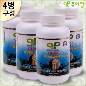 퓨어팜 GLM 글루코사민 180캡슐 x 4병(12개월분)