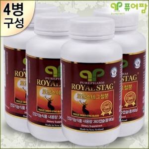 퓨어팜 로얄스테크 철분 360캡슐 x 4병(12개월분)