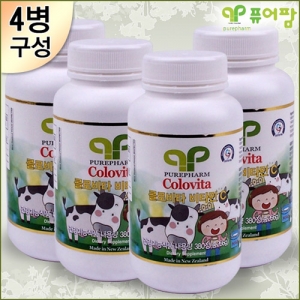 퓨어팜 콜로비타 비타민C 380정 x 4병(12개월분)